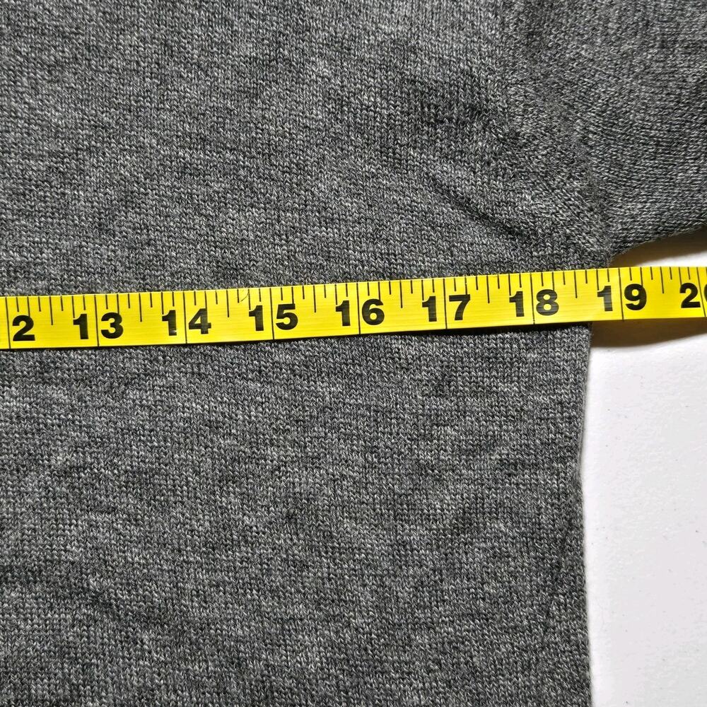 Athleta Hooded Sweater 100% Merino X Fine Wool Gray Size Small - Picture 6 of 8